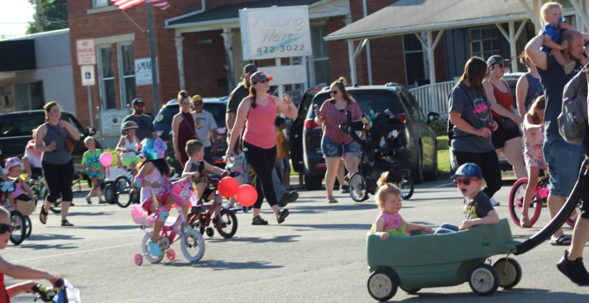 Party in the Park officially began with the Kiddie Parade!