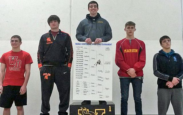 Nick Hyland is the Wamac 145-pound champion.