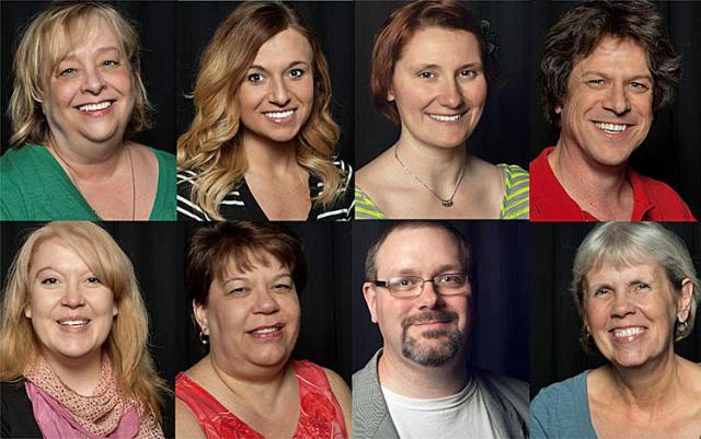 Tony Bobb created this composite of the 8 characters of 'Odd Couple - Female Version.'