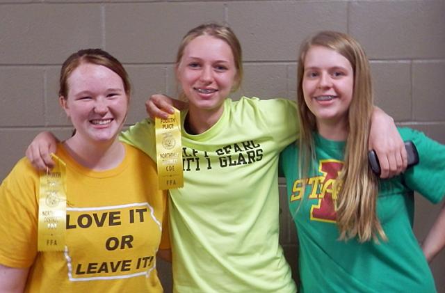 4th Place Team: Jessica Alderson, Sydney Walker, Katie Isbell