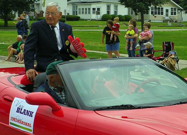 Vince Blank was the first Party in the Park Grand Marshal, in 1993; there have been 33 more since.
