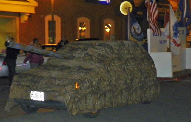 Craig Streeter's car took on a new look for the parade.
