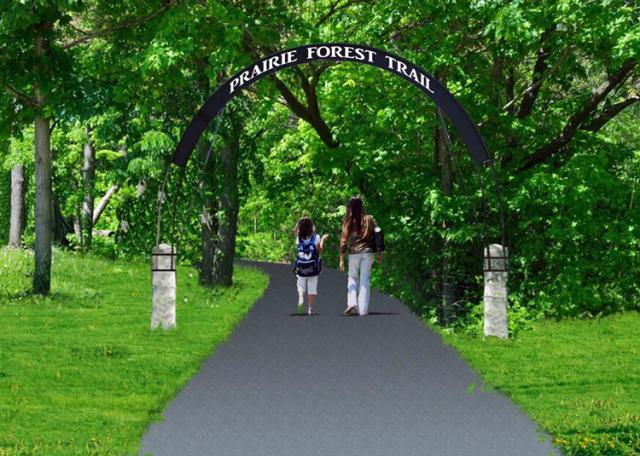Grants, donations and volunteer labor will soon make possible this Shellsburg trail project.