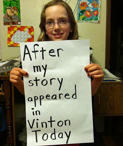 Renee's story helped raise money for the Garrison library project; these photos tell the story.