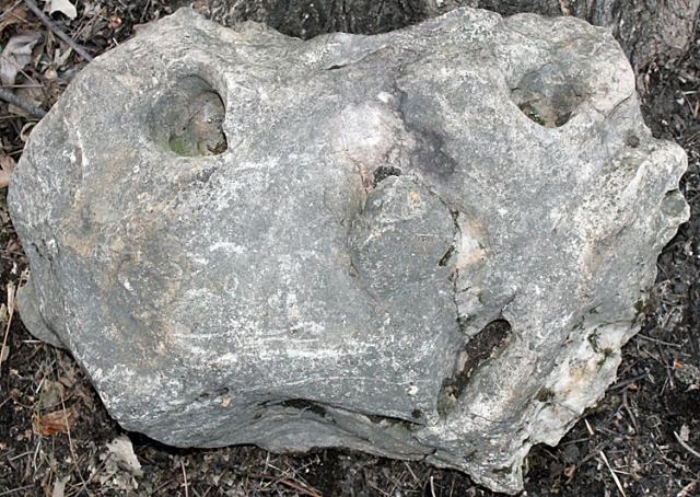This rock is a naturally-occuring phenomenon.... or is it?
