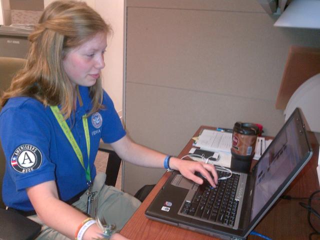 Aidan Ferris works with tribal affairs in the Strategic Command Division.