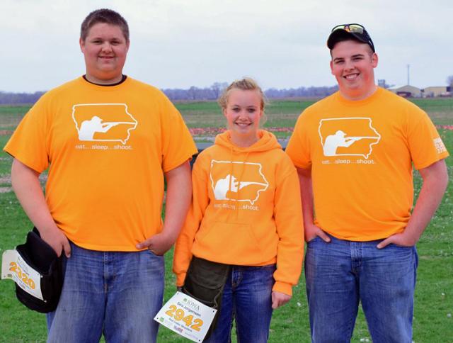 25 straight: Red Cedar Shooters Logan Salger, Sara Jorgensen and Drake Tilson earned honor at CF.