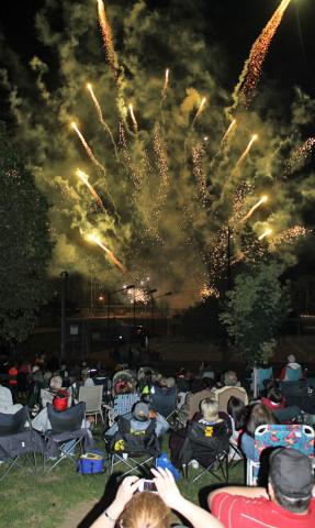 Party in the Park 2013 ended Saturday night with the events biggest fireworks display ever.