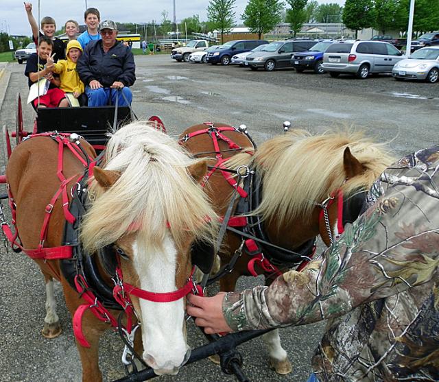 Many enjoyed pony cart rides during 4th grade State Fair day at Tilford on Friday.
