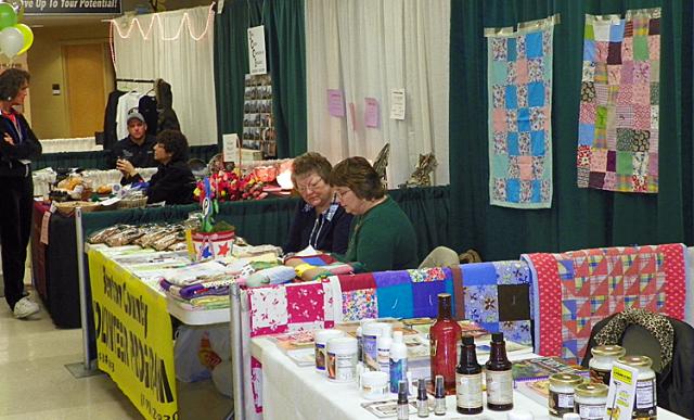 The Benton County Volunteer Coop was one of many organizations with booths at the Home Show.