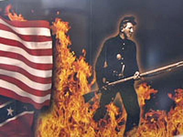 A traveling Civil War display will be in Vinton June 25.
