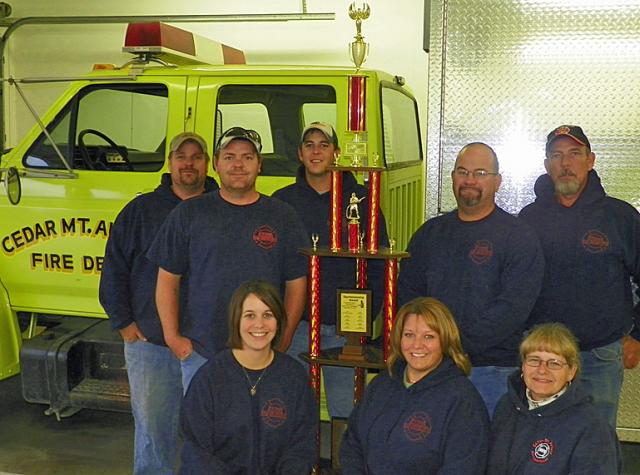 The Cedar-Mount Auburn FD won the Sportsmanship Trophy at the 2012 IFA Convention.