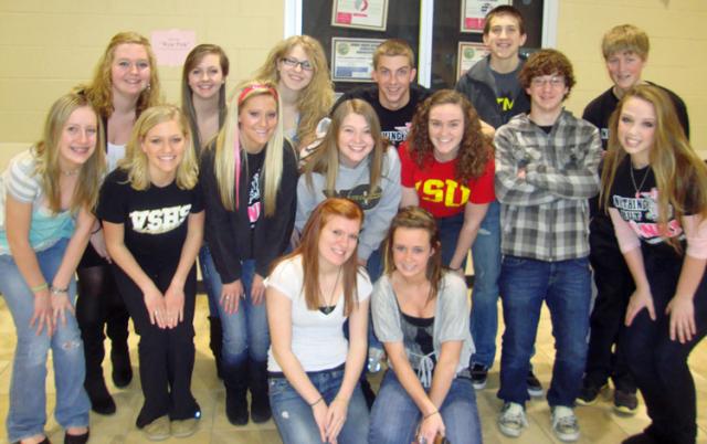 These VSHS speech students earned Division 1 ratings at the State Large Group event.