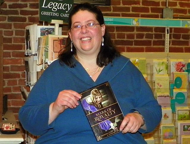 Vinton author Stephonie Williams signed books for readers Saturday at Clingman Pharmacy.