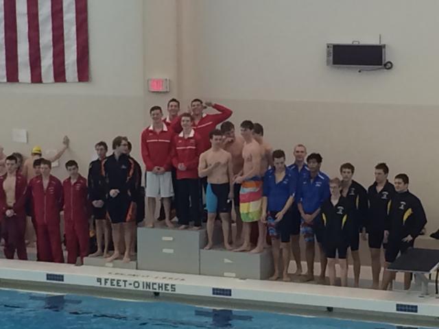 The VS boys swim team finished in 6th at the North Central Meet in Grinnell.