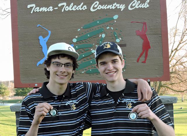 South Tama meet medalists Ty Stueck and David Janssen
