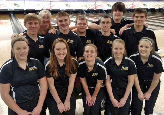 These bowlers represented VSHS at the first-ever district bowling competition.