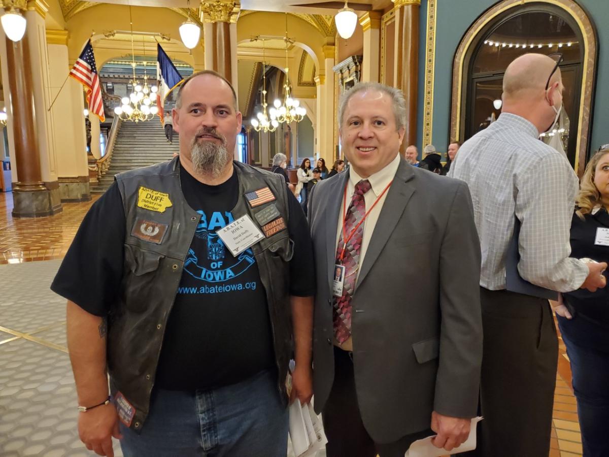 David Duffy of Belle Plaine talks about the priorities of A Brotherhood Aimed Towards Education (A.B.A.T.E.)