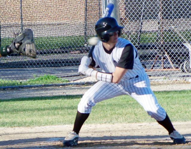 Taylor Leyden hit a 3-run homer in the first inning vs. Beckman; he was walked in his next at-bat.