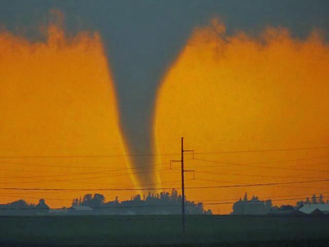 Despite the tornado, Dysart and Benton County escaped any damage during the storm.