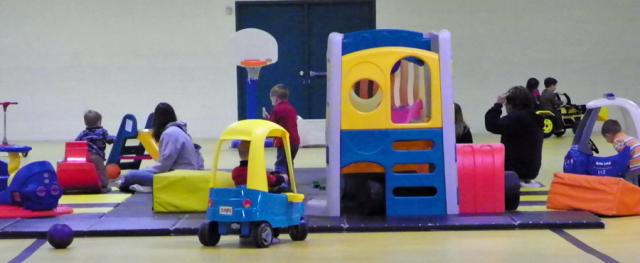 Children enjoy a variety of activities during the VPRD Tot Lot program.
