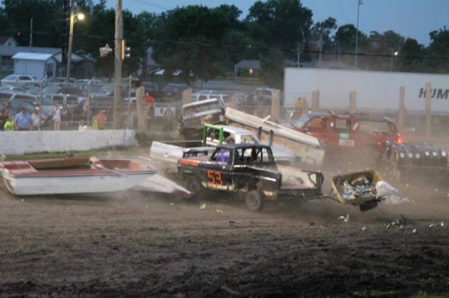 The Night of Destruction will again include the popular trailer races.