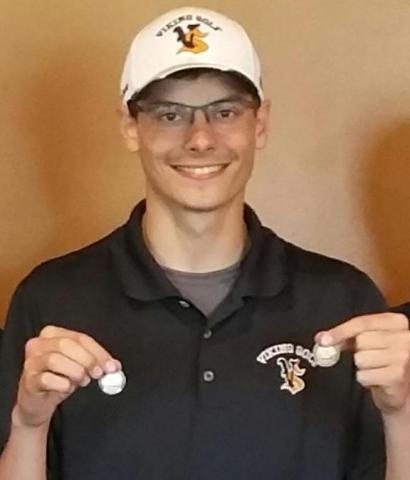 Tyler Stueck led the Vikes with a 68 at the Sectional Tournament.