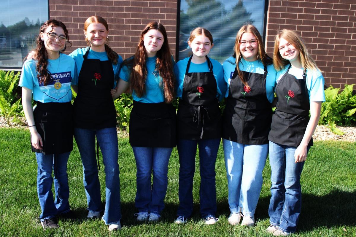 Raine Wheeler, Ciara Dods, Kassidi Brunssen, Madeline Pingenot, Abby McKenna, and Kirsten Pettit participated in Floriculture.. Click to read article