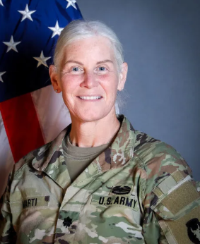 Article Thumbnail. Lieutenant Colonel Jodi Marti, Battalion Commander, 334th Brigade Support Battalion, Iowa Army National Guard