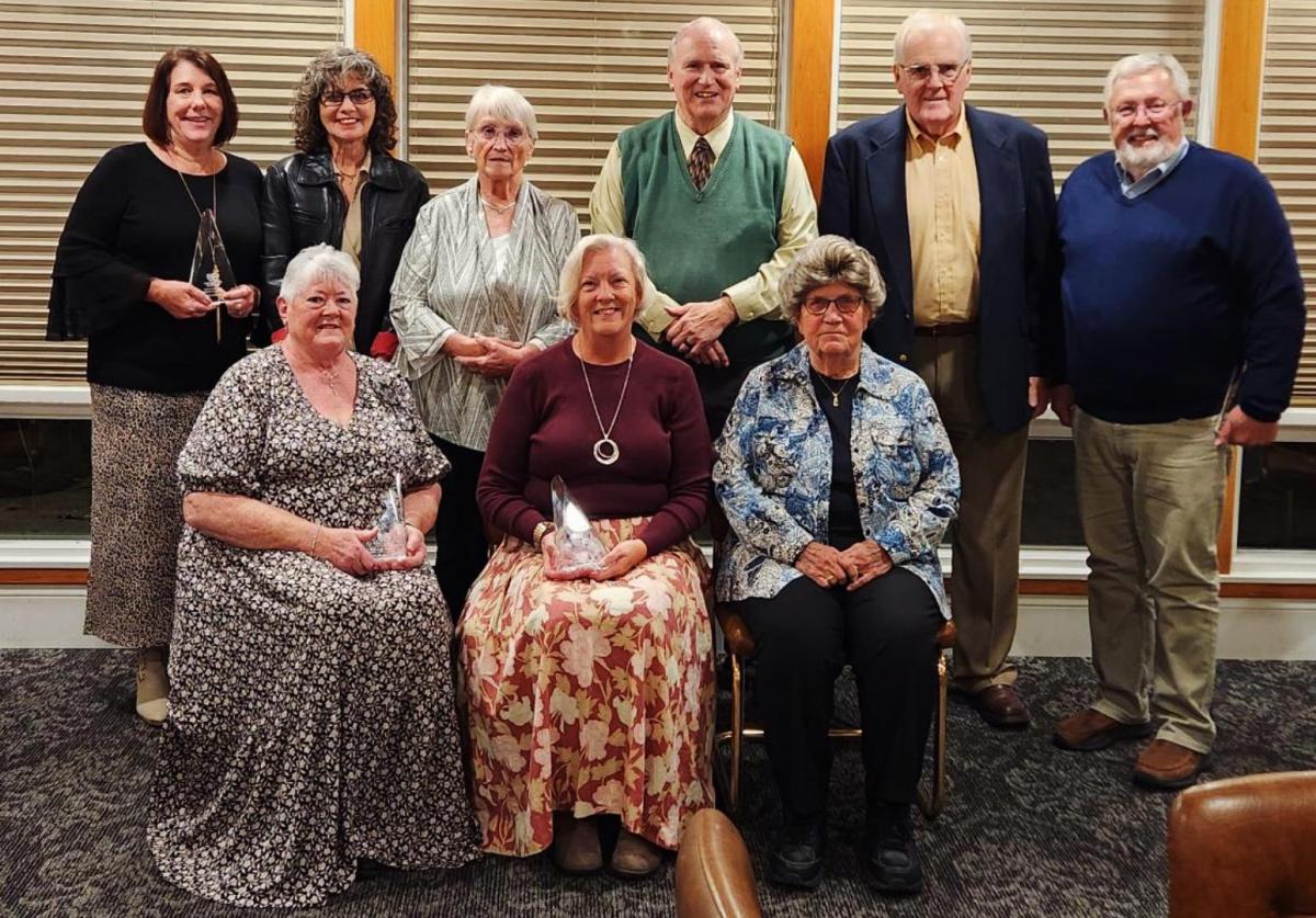 Back Left: Michele Schoonover, Monica Stark, Barb Parbs, Dick Kerdus, Don Logan, Dave Vermedahl Front Row: Terri Buelow, Dawn Stephenson, Jan Roth