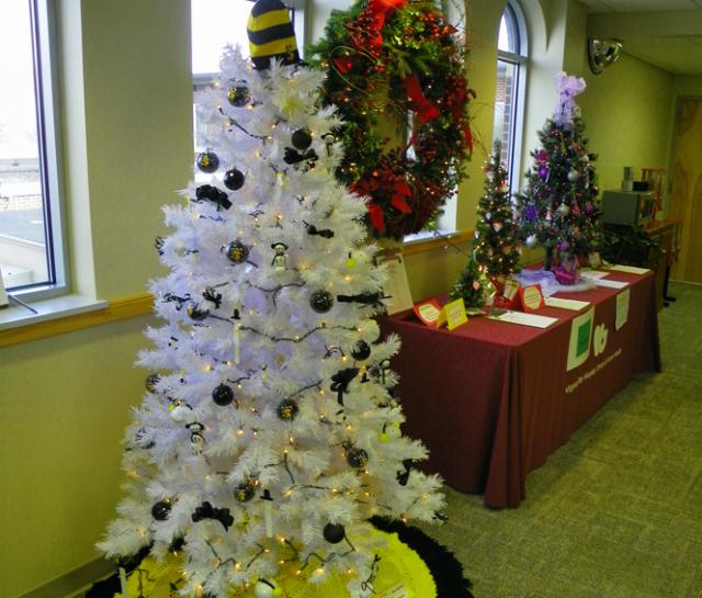 Christmas in black and gold: V-S tree has highest silent bid so far in VGH Holiday Tree Walk.
