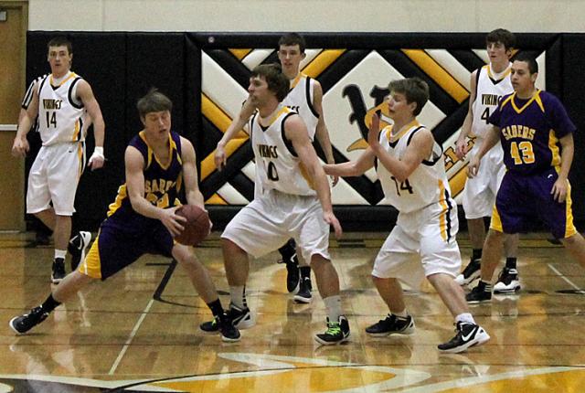 The Viking defense made scoring tough for the Sabers.