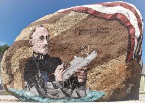 Born in Vinton, Everett Warner became famous for his unique design for camouflage for U.S. ships