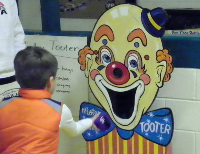 The bean bag clown game was a favorite during the VPRD Carnival.