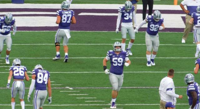 Drew Wiley (#59) was among those named to the NFF Hampshire Honor Society