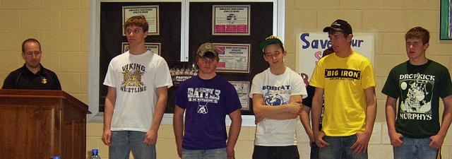 Coach Johnson, Ryan Webster, Nathan Merchant, Brant Corcran, Riley Hopkins, Austin G-H.