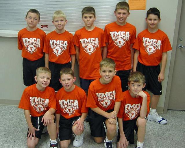 ngs, in 2003: Chase, Max K., Ben Akers, Chris, Grant. Back: Max G., Brach Schmelzer, Kelyn, Nolan.